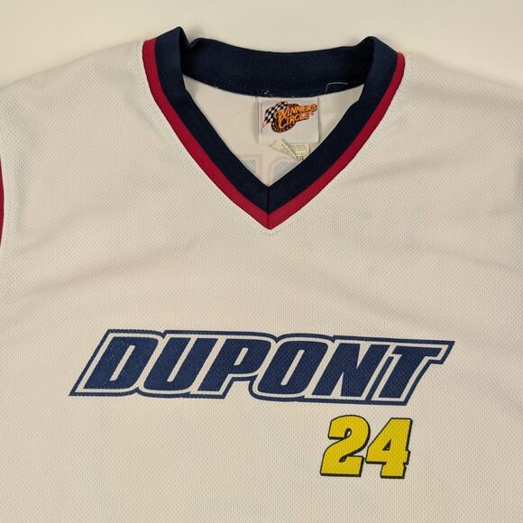 Vintage Jeff Gordon #24 Jersey Nascar Racing Dupont Y2K Tank Top Size 2XL - Picture 5 of 8